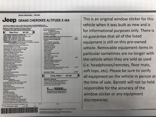 2024 Jeep Grand Cherokee Altitude