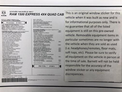 Maximum Steel Metallic 2017 RAM 1500 Express