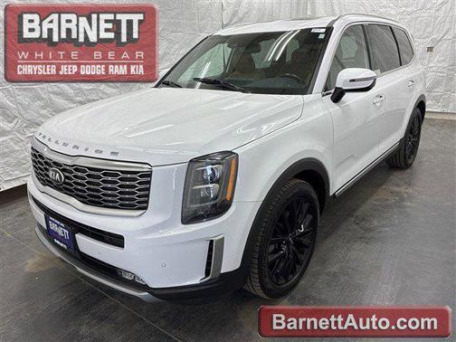 Glacial White Pearl 2021 Kia Telluride SX