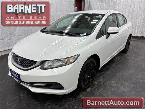 Taffeta White 2015 Honda Civic LX