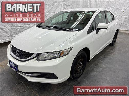 Taffeta White 2015 Honda Civic LX
