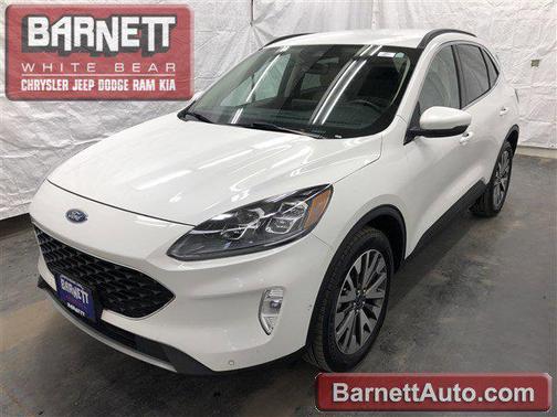 Star White Metallic Tri-Coat 2020 Ford Escape Titanium