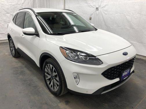 Star White Metallic Tri-Coat 2020 Ford Escape Titanium