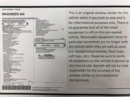 2024 Jeep Wagoneer Series I 4x4