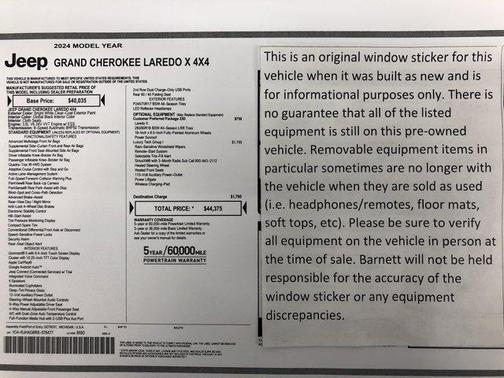 2024 Jeep Grand Cherokee Laredo