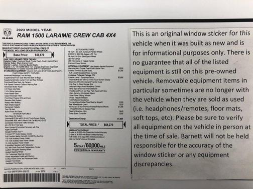 2023 RAM 1500 Laramie