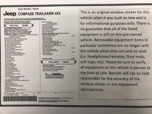 2024 Jeep Compass Trailhawk