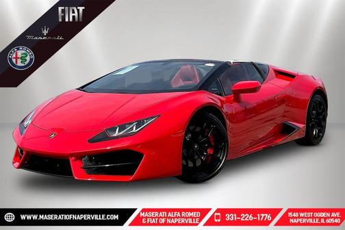 Red 2018 Lamborghini Huracan LP580-2S