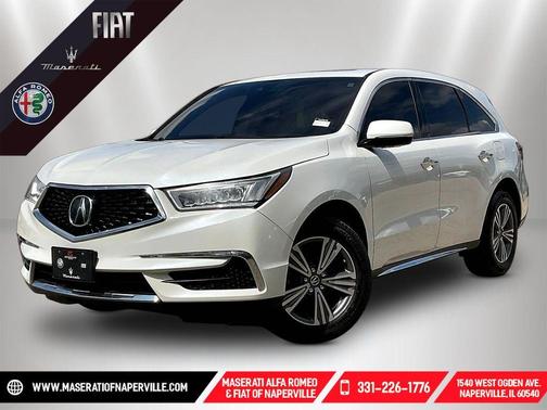 Platinum White Pearl 2020 Acura MDX 3.5L