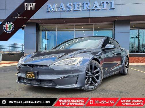 Gray 2021 Tesla Model S Long Range