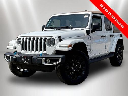 Bright White Clearcoat 2022 Jeep Wrangler Unlimited 4xe Sahara