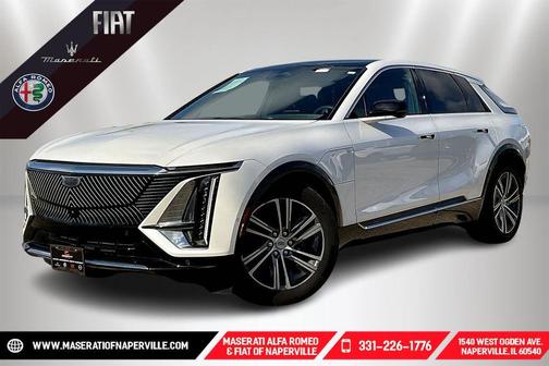 Crystal White Tri-Coat 2024 Cadillac LYRIQ Luxury