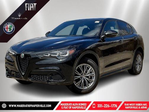 Vulcano Black Metallic 2024 Alfa Romeo Stelvio Base