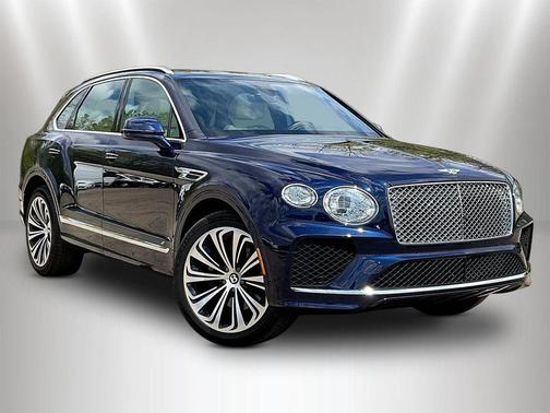 Blue 2021 Bentley Bentayga V8