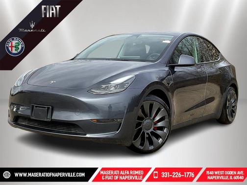 Gray 2023 Tesla Model Y Performance
