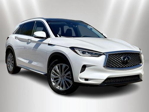 Radiant White 2023 INFINITI QX50 Luxe