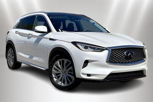 Radiant White 2023 INFINITI QX50 Luxe