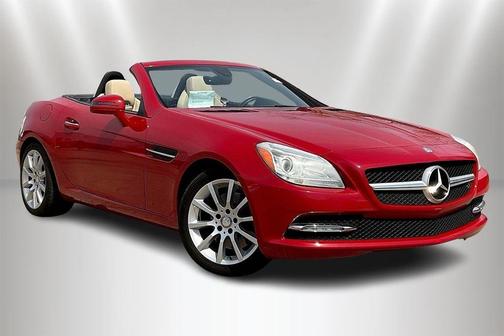 Red 2016 Mercedes-Benz SLK-Class SLK300