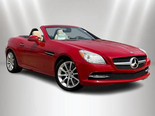 Red 2016 Mercedes-Benz SLK-Class SLK300