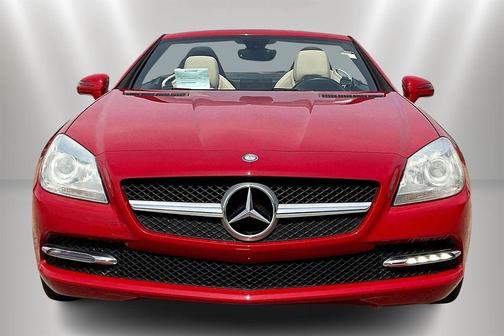 Red 2016 Mercedes-Benz SLK-Class SLK300