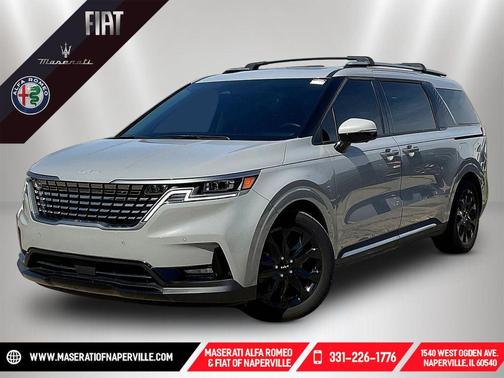 Ceramic Silver 2024 Kia Carnival SX Prestige