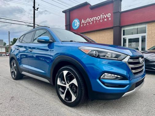Aqua Blue 2018 Hyundai TUCSON Limited