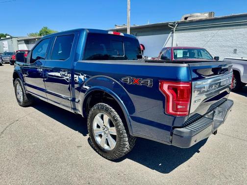 Blue 2016 Ford F-150 Platinum