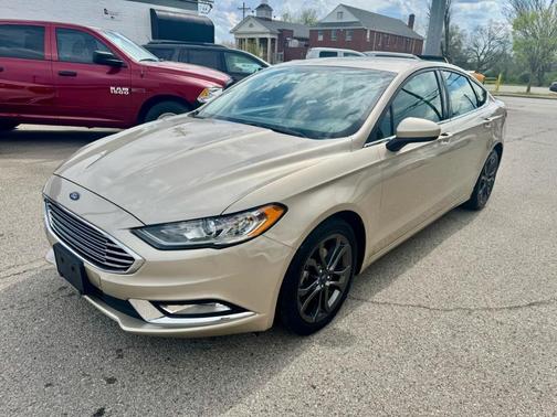 Tan 2018 Ford Fusion S