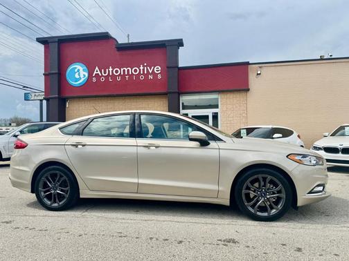 Tan 2018 Ford Fusion S