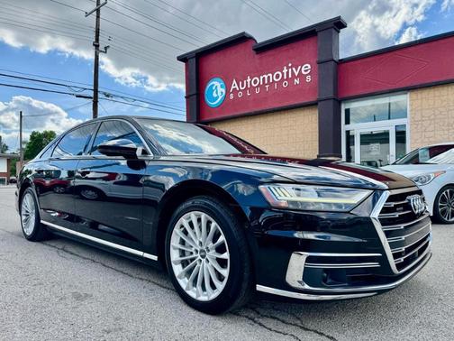 Mythos Black Metallic 2019 Audi A8 L 55