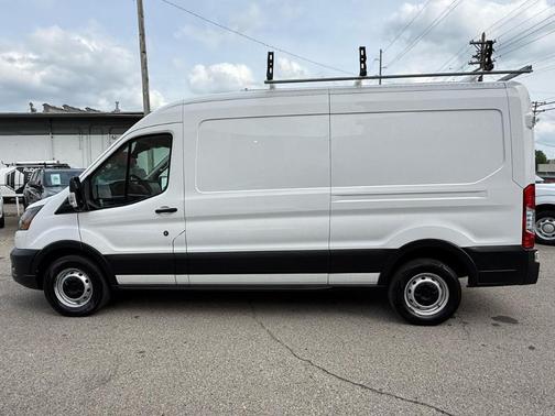 White 2021 Ford Transit-250 MED. ROOF W/SLIDING PASS. 148-IN. WB