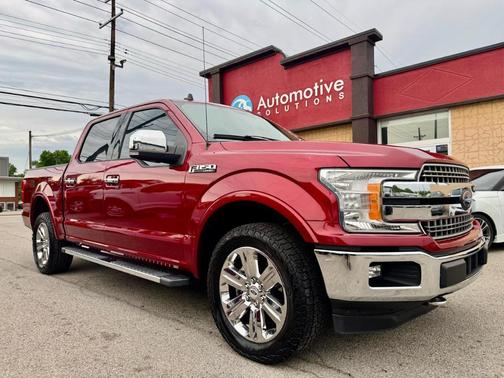 Red 2019 Ford F-150 Lariat