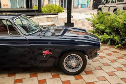 Blue 1971 Volvo 1800