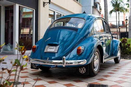 Blue 1966 Volkswagen Beetle (Pre-1980)