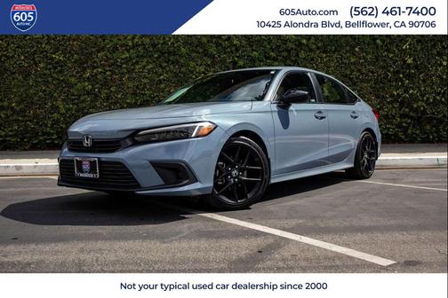 Sonic Gray Pearl 2023 Honda Civic Sport