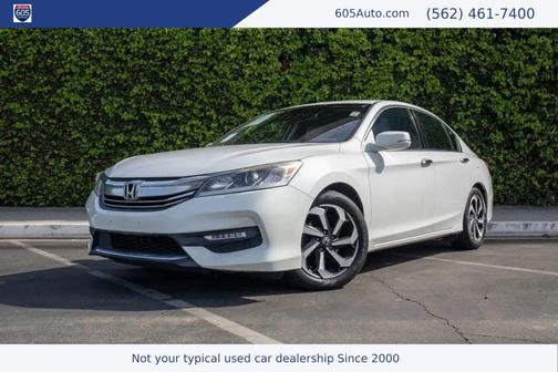 White Orchid Pearl 2017 Honda Accord EX-L w/Navigation & Honda Sensing
