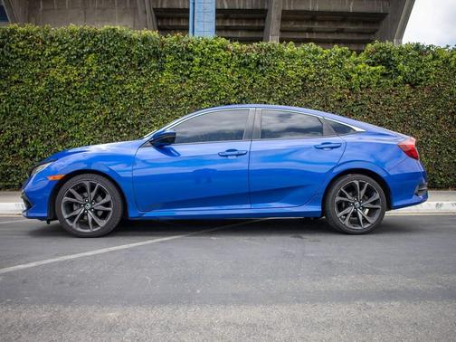 Aegean Blue Metallic 2019 Honda Civic Sport