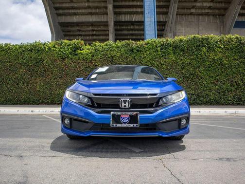 Aegean Blue Metallic 2019 Honda Civic Sport