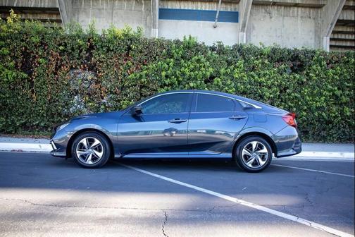 Modern Steel Metallic 2019 Honda Civic LX