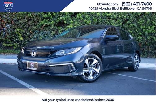 Modern Steel Metallic 2019 Honda Civic LX