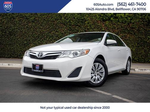 Super White 2012 Toyota Camry LE