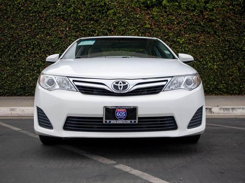 Super White 2012 Toyota Camry LE