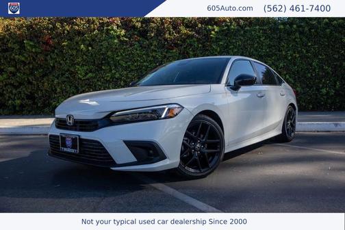 Platinum White Pearl 2024 Honda Civic Sport