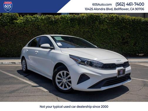 Clear White 2023 Kia Forte LX