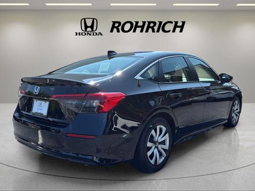 Crystal Black Pearl 2024 Honda Civic LX
