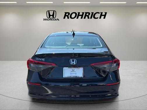 Crystal Black Pearl 2024 Honda Civic LX
