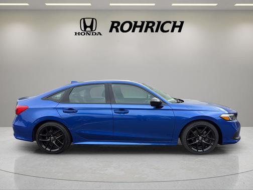 Aegean Blue Metallic 2023 Honda Civic Sport
