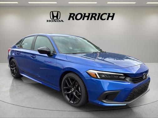 Aegean Blue Metallic 2023 Honda Civic Sport