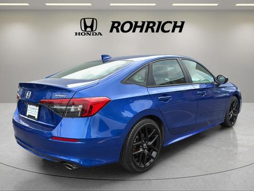 Aegean Blue Metallic 2023 Honda Civic Sport