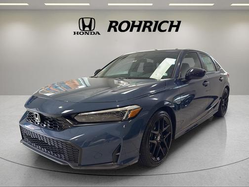 Blue 2026 Honda Civic Sport